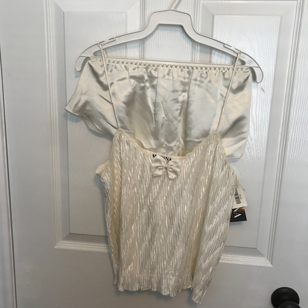 NWT- cami and bottoms set in ivory